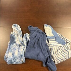 Honest Baby kimono bodysuit newborn onesie three pack organic cotton